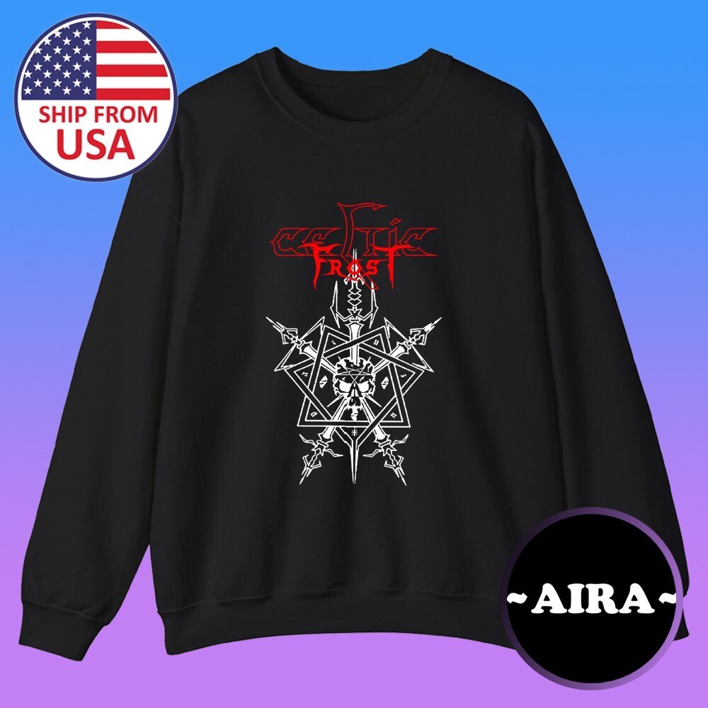 Celtic Frost Men's Black Size S to 3XL