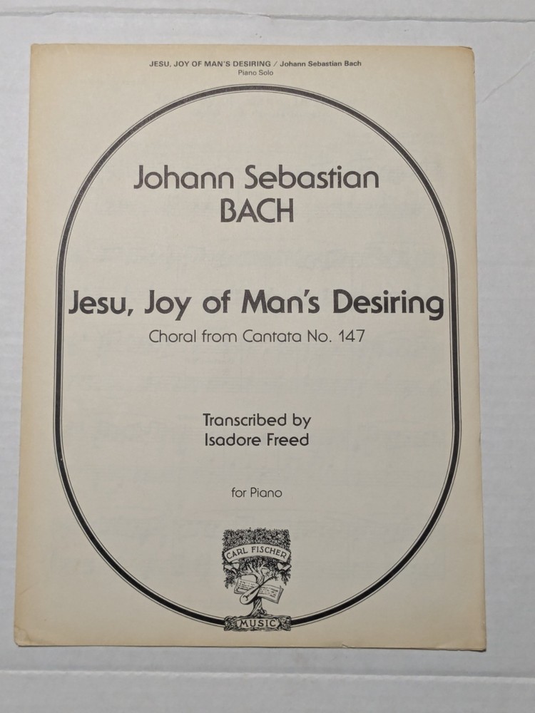 Johann Sebastian Bach - Jesu, Joy of Man's Desiring Choral from Canata No. 147
