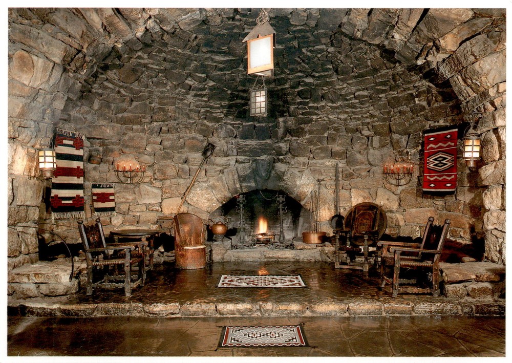 Hermits Rest, Mary Colter, Louis Boucher, David Elms Jr., Grand Canyon Postcard