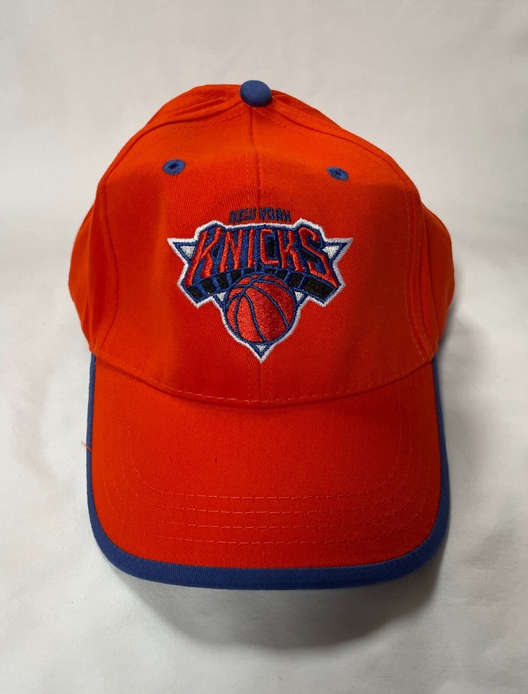 New York Knicks Hat Cap Orange Blue Vintage Shirt Jersey New