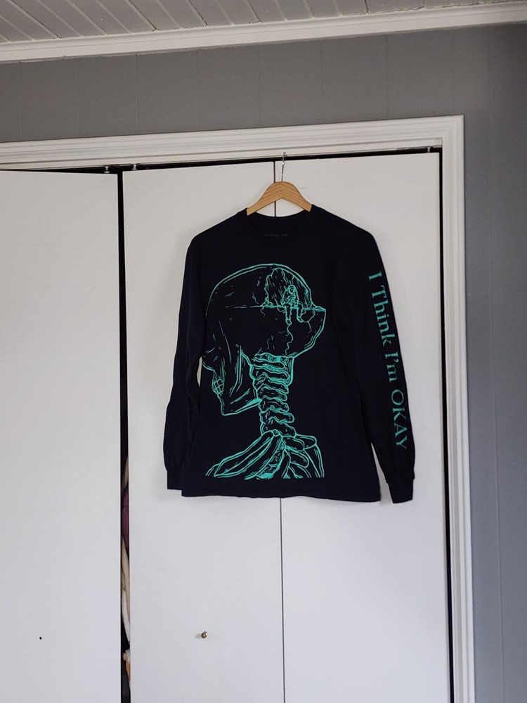 Machine Gun Kelly MGK Hotel Diablo Rock Tour Merch Long Sleeve T-Shirt Size M