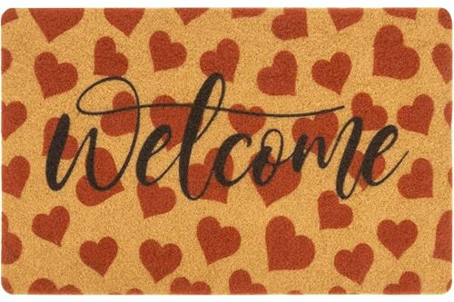 Valentine’s Day Welcome Doormat for Outdoor Front Door Entry Home Decor