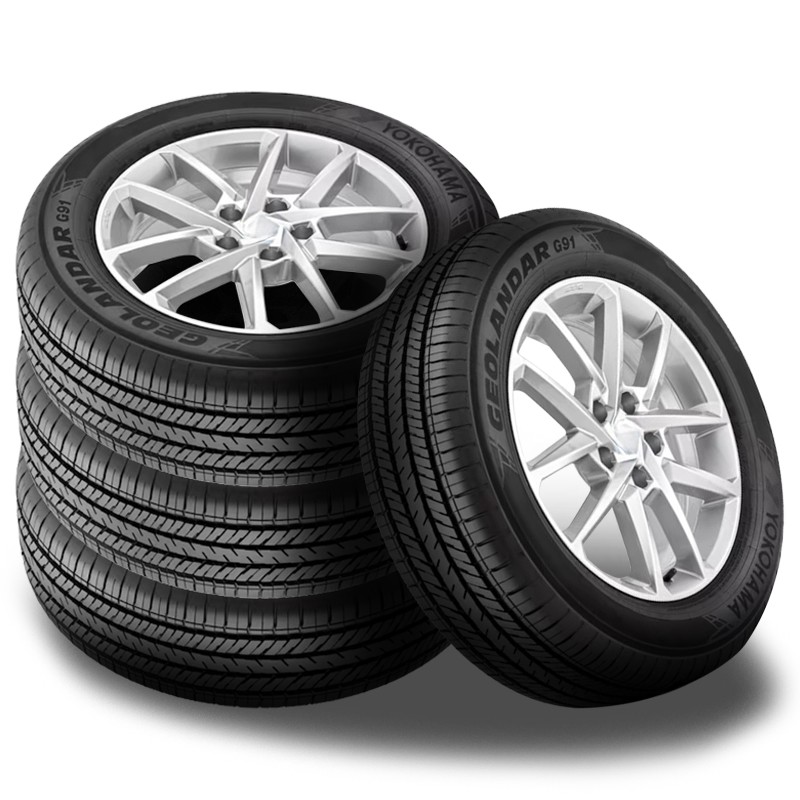 4 Yokohama Geolandar G91A / G91AV 225/65R17 100H All Season Truck SUV CUV Tires