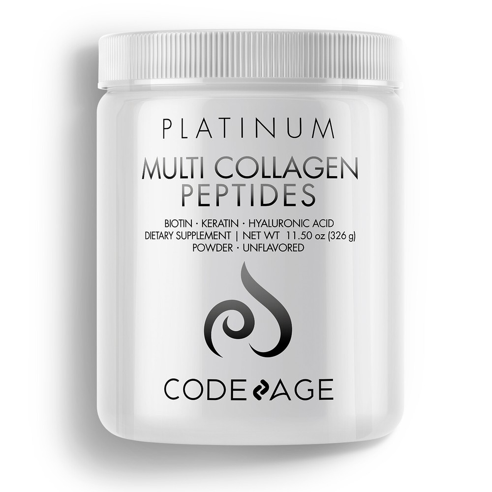 Codeage Multi Collagen Protein Powder Platinum- Biotin- Keratin- Vitamin C & D-