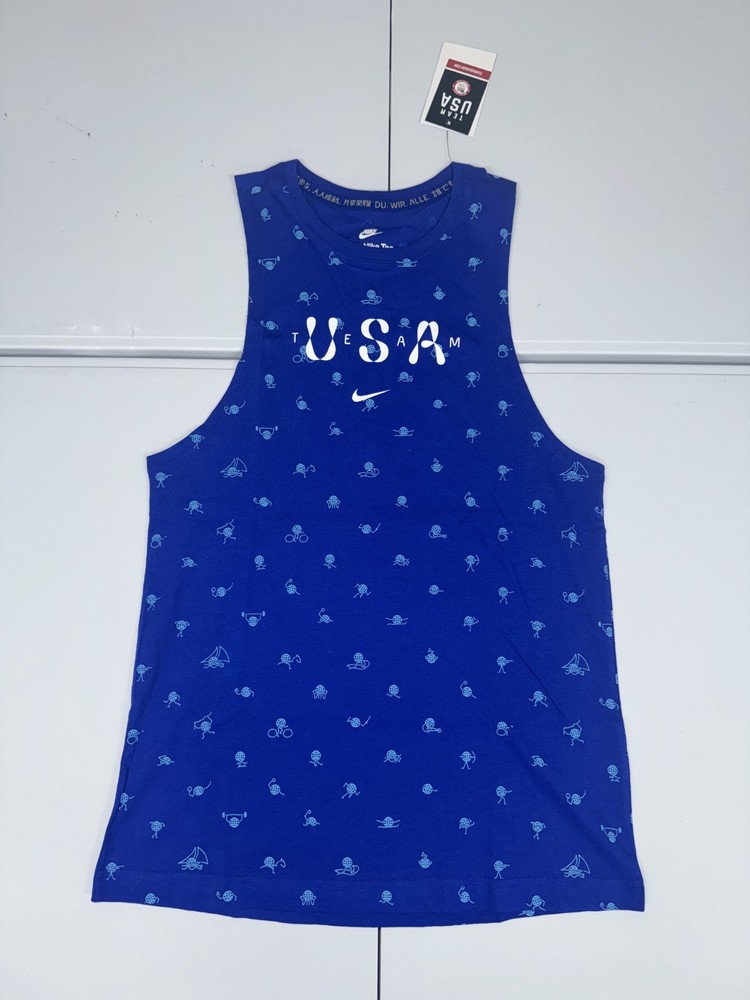 Nike Team USA Muscle Tank Top Women's Shirt NWT FZ3384-417 Pick Size $32 NWT