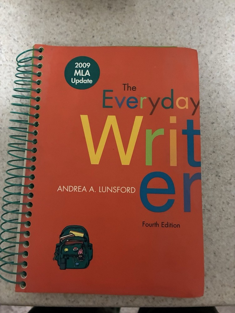Bedford St. Martin's The Everyday Writer 4th Spiral Bound 2009 MLA Lunsford
