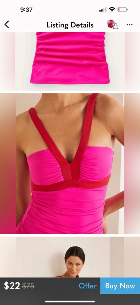 Boden Tankini  - Size 10