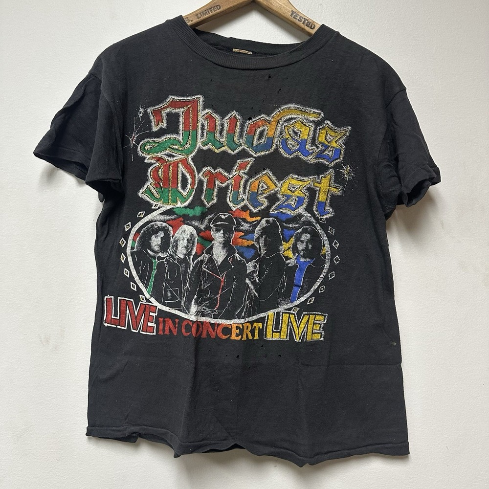 Judas Priest Live In Concert Unleashed In The East Vintage Shirt Bootleg Concert