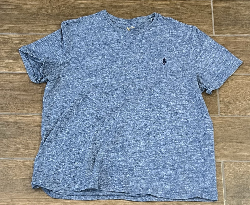 Polo Ralph Lauren Men’s T-Shirt XL Light Blue Short Sleeve Custom Fit