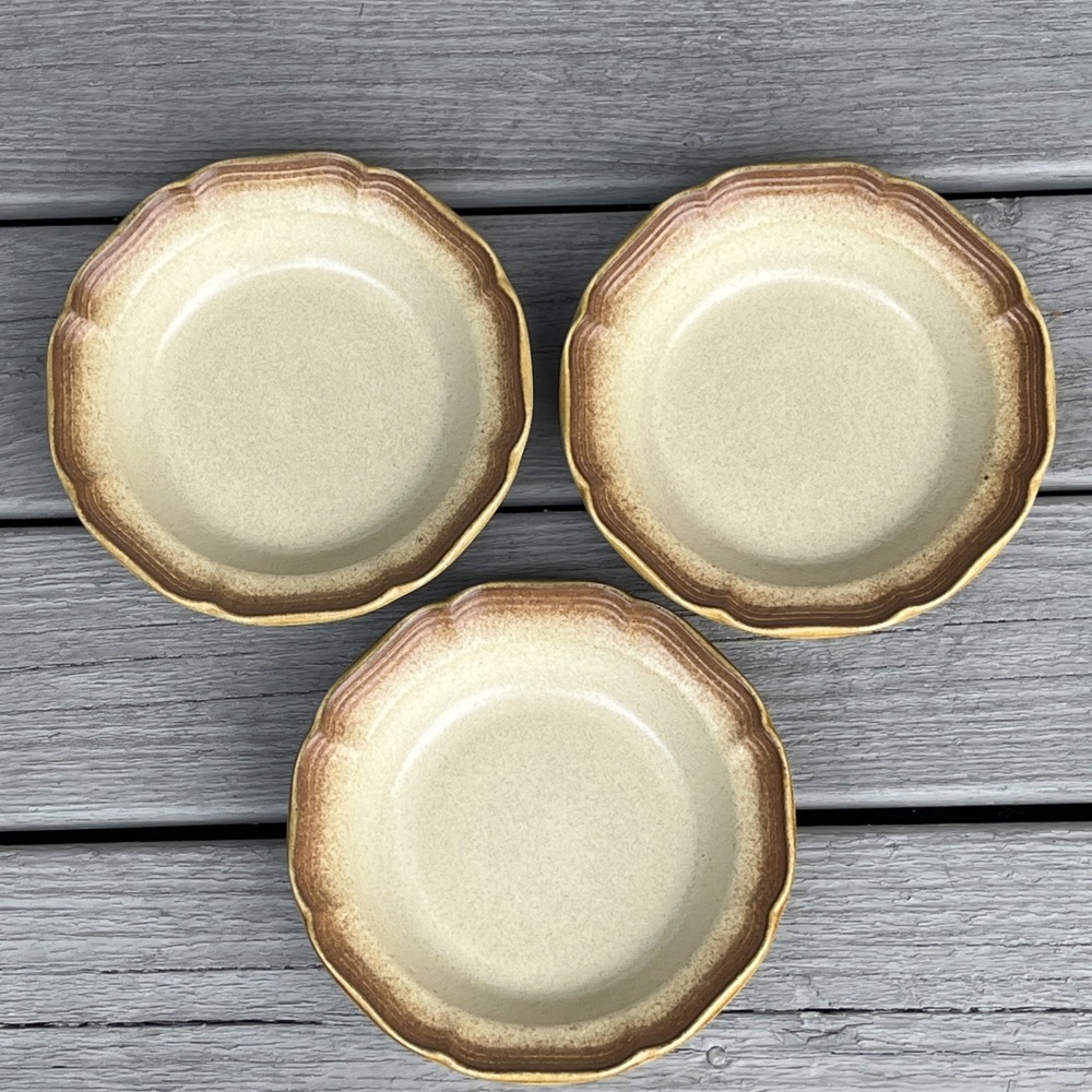 Vintage Mikasa Whole Wheat Soup Pasta Salad Bowls 8.5