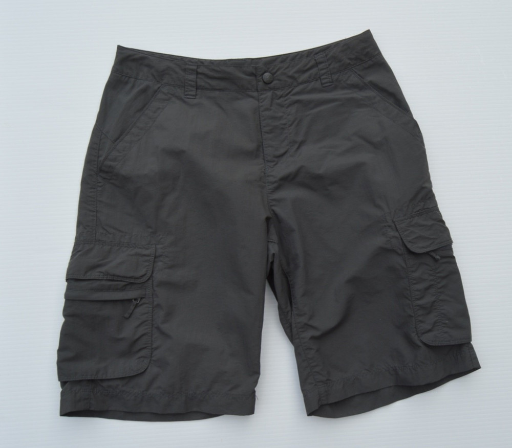 REI Women's Sz 4 Grey Cargo Hiking Shorts