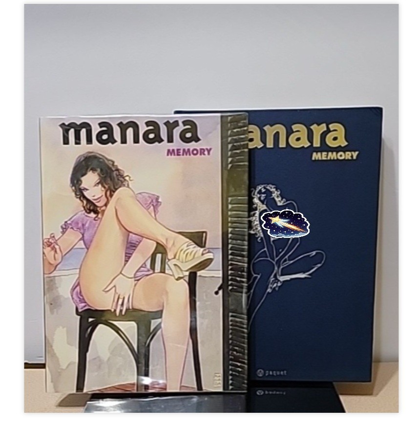 Milo Manara Memory Hardcover 2001 Eurotica Paquet Art Book NOS Never Read
