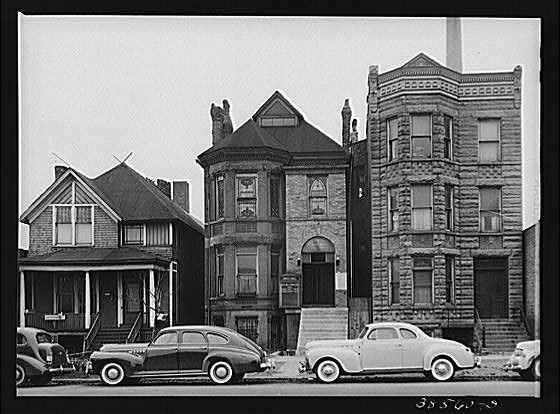 Photo:Chicago Illinois 1941 Old Residence Converted Into Negro Church
