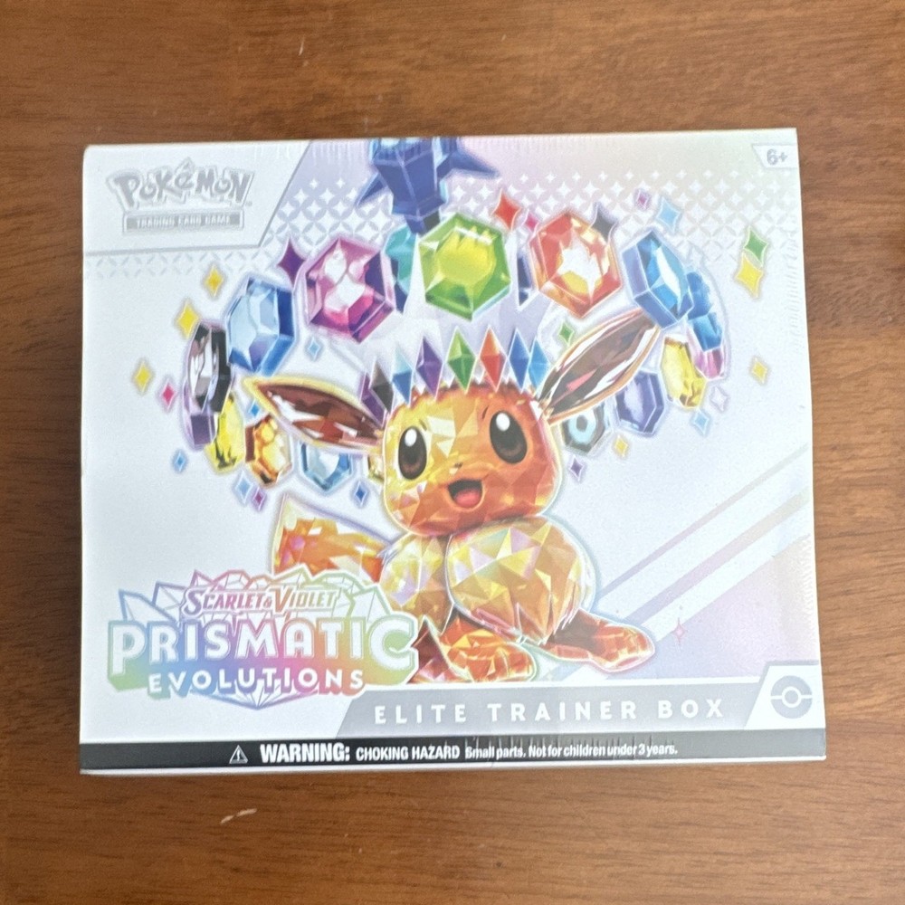 Pokémon TCG Scarlet & Violet Prismatic Evolutions ETB w/ 9 Packs Eevee