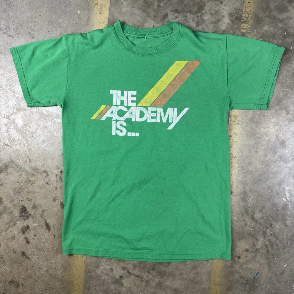 The Academy Is... Band Green Cotton T Shirt Size S-5XL QA1670