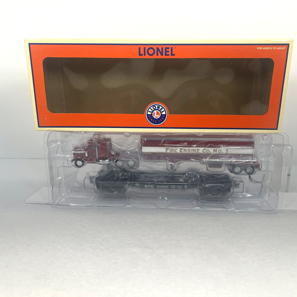 Lionel 6-52371 STLLRC NYC Fire Engine Co. 1 TOFC NEW O Gauge Club St. Louis