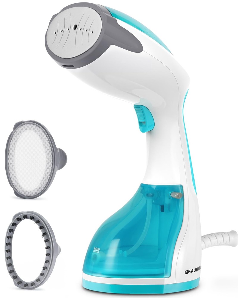 BEAUTURAL Steamer for Clothes, Portable Handheld Garment Fabric Wrinkles Remo...