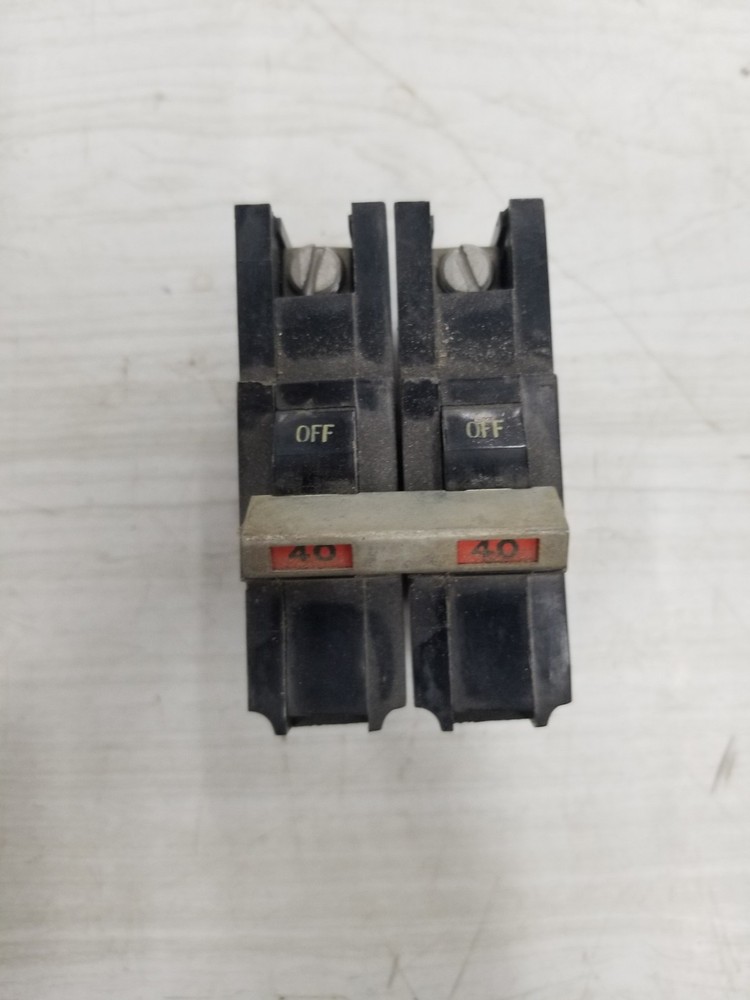 Federal Pacific 40 Amp 2 Pole FPE 40A 2P Thick 1
