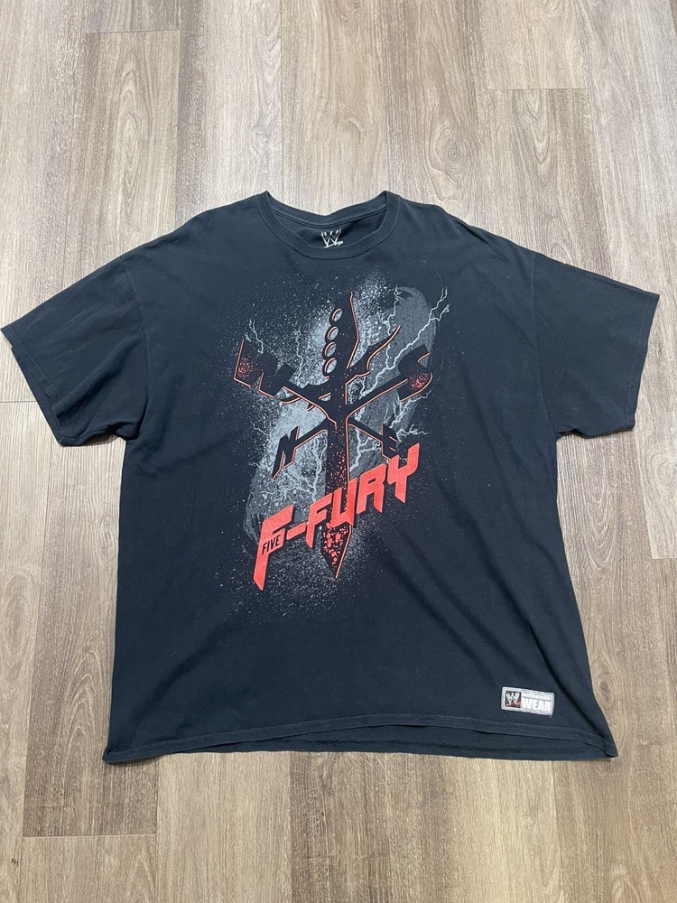 WWE Brock Lesnar F-5 Fear the Fury 2011 Wrestling Shirt Size 2XL Tee Great Shape