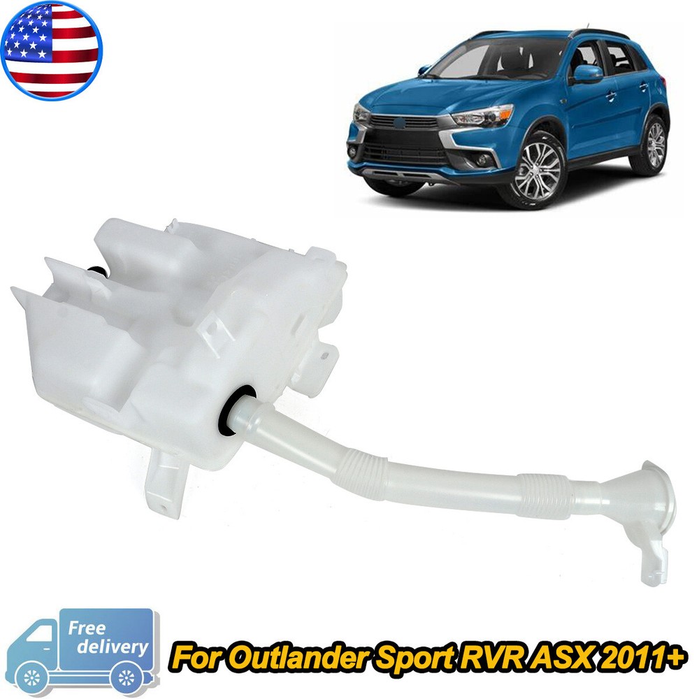 Windshield Washer Fluid Reservoir Tank Jar For Outlander Sport RVR ASX 2011-2019