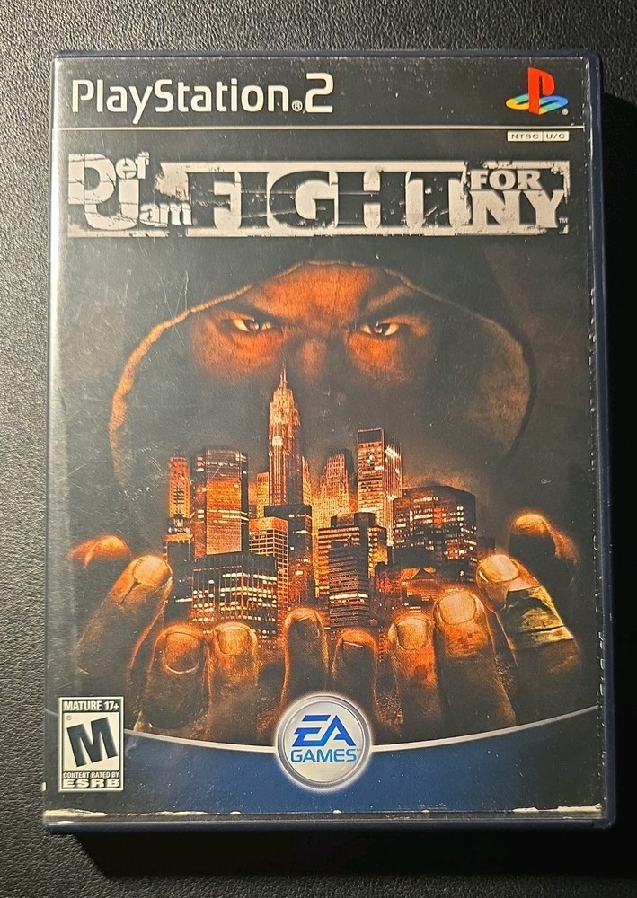 Def Jam: Fight for NY (Sony PlayStation 2, 2004) BLACK LABEL Video Game.