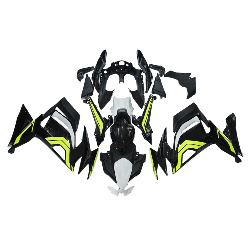 Black Fluorescent Yellow Fairings For Kawasaki Ninja 650 2020-23 EX650 Bodywork