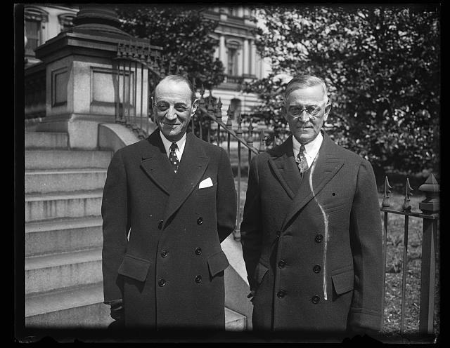 Photo:Washington D.C. State War Navy Building Men 1932 1933 Portrait
