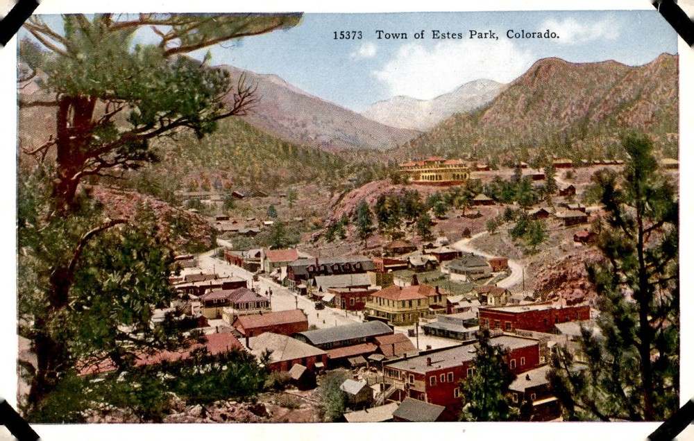 Estes Park, Colorado - Town Postcard Postcard