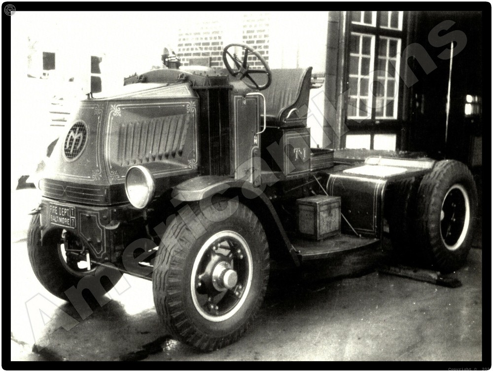 Mack Truck New Metal Sign: Mack Fire Truck - Baltimore Fire Department
