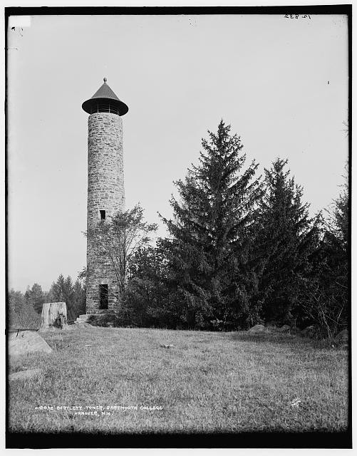 Photo:Hanover NH Dartmouth College Bartlett Tower ca 1900