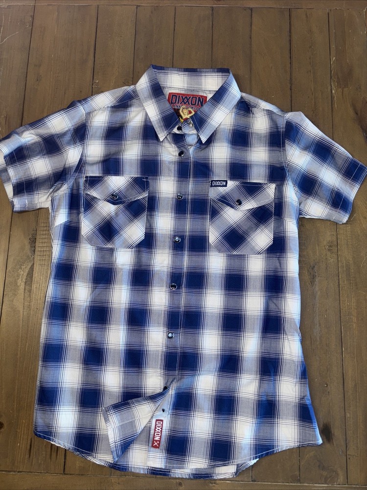 Dixxon Flannel Company Marshall Short Sleeve Button Up Shirt Women’s Medium i