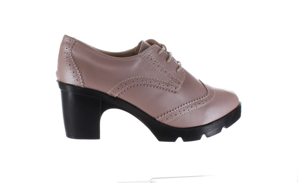 Women's Pink Lace-Up High Heels Shoe Size EUR 41