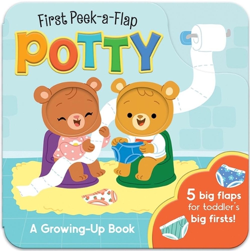 Potty (First Peek-A-Flap) by Cottage Door Press (English) Board Book Book