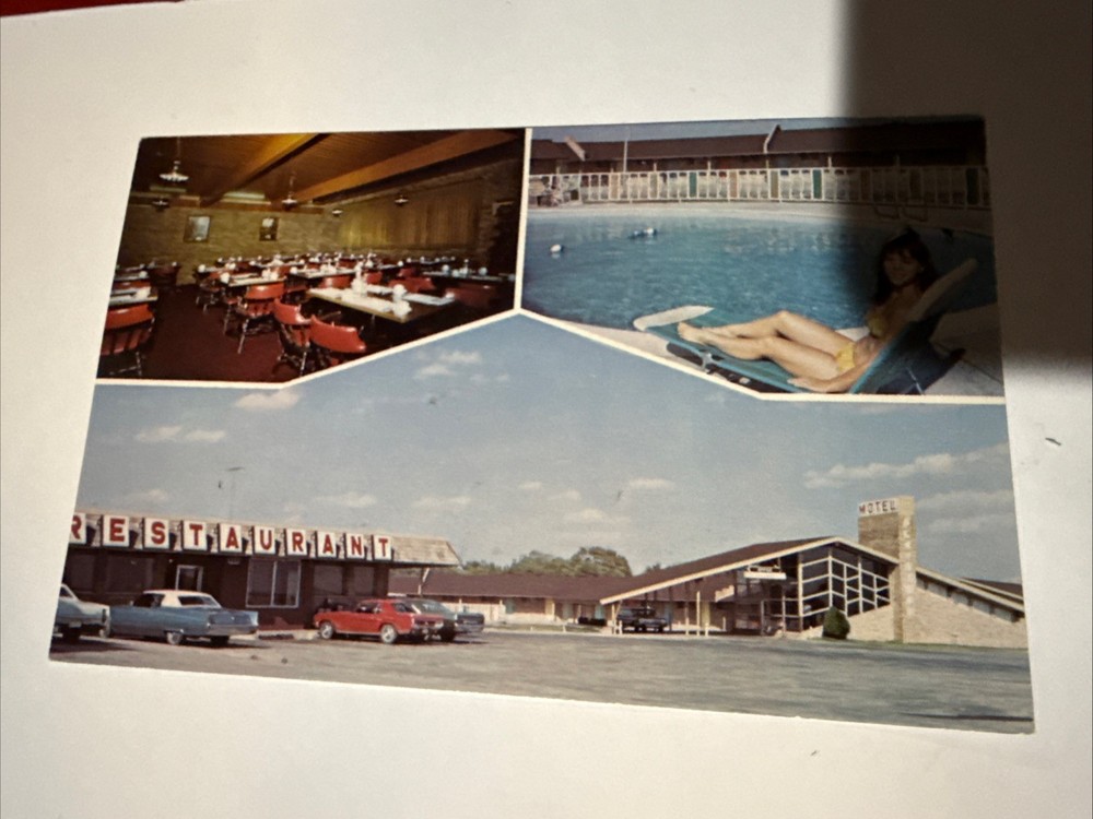 Blackwell OK-Oklahoma, Plainsman Motel, Vintage Postcard
