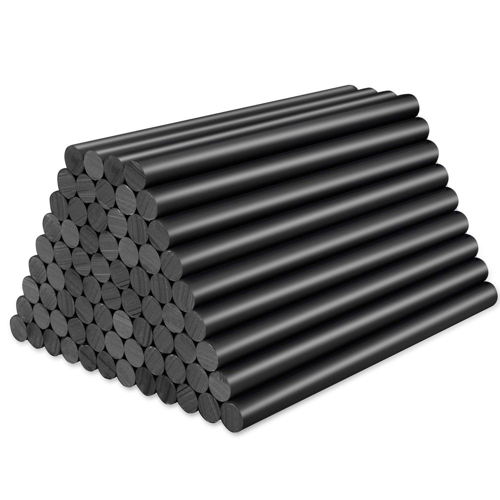 72 Pack Black Hot Glue Sticks Bulk, 0.27x4 Mini Hot Glue Sticks for Car Dent ...