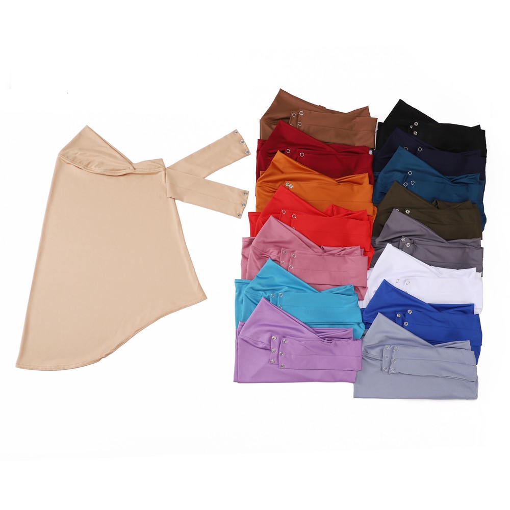 Muslim Women Hijab Amira Turban Bonnet Head Cover Wrap Shawls Islamic Headscarf
