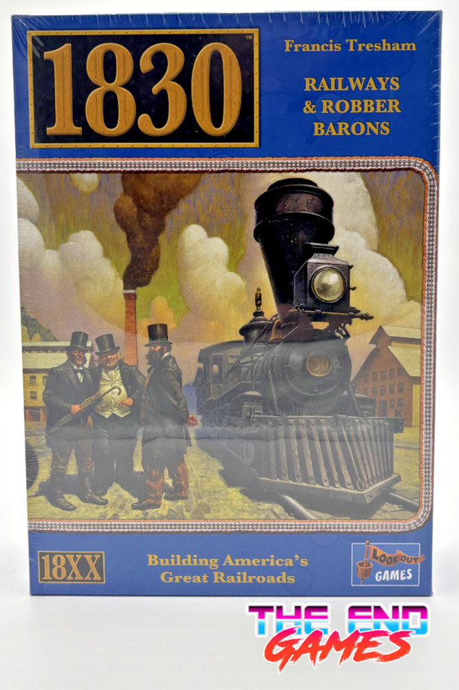New/Sealed 1830 Railways & Robber Barons (Revised 2011 Edition) Board Game msrp
