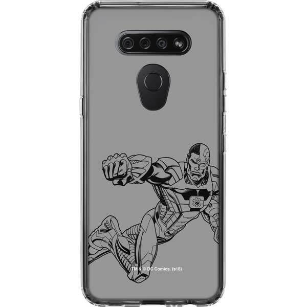 DC Comics Cyborg LG K51/Q51 Clear Case - Cyborg Comic Pop