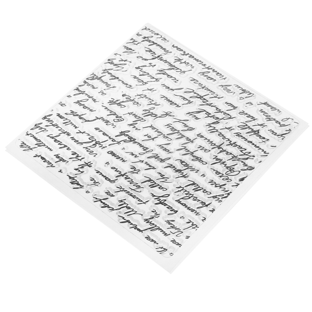 Silicone Stamps for Scrapbooking Sticker Paper Background Clear Child