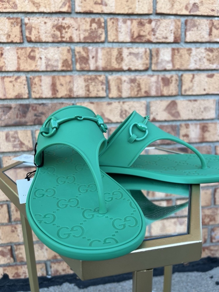 Gucci Thong Sandal Shamrock Green