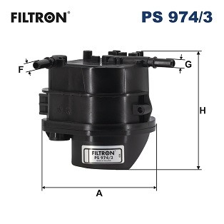PS 974/3 FILTRON Fuel Filter for Citroen, Ford, Mazda, Peugeot, Toyota