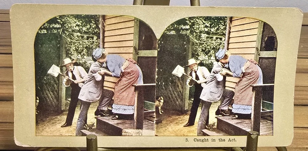 Antique Stereoview Card 
