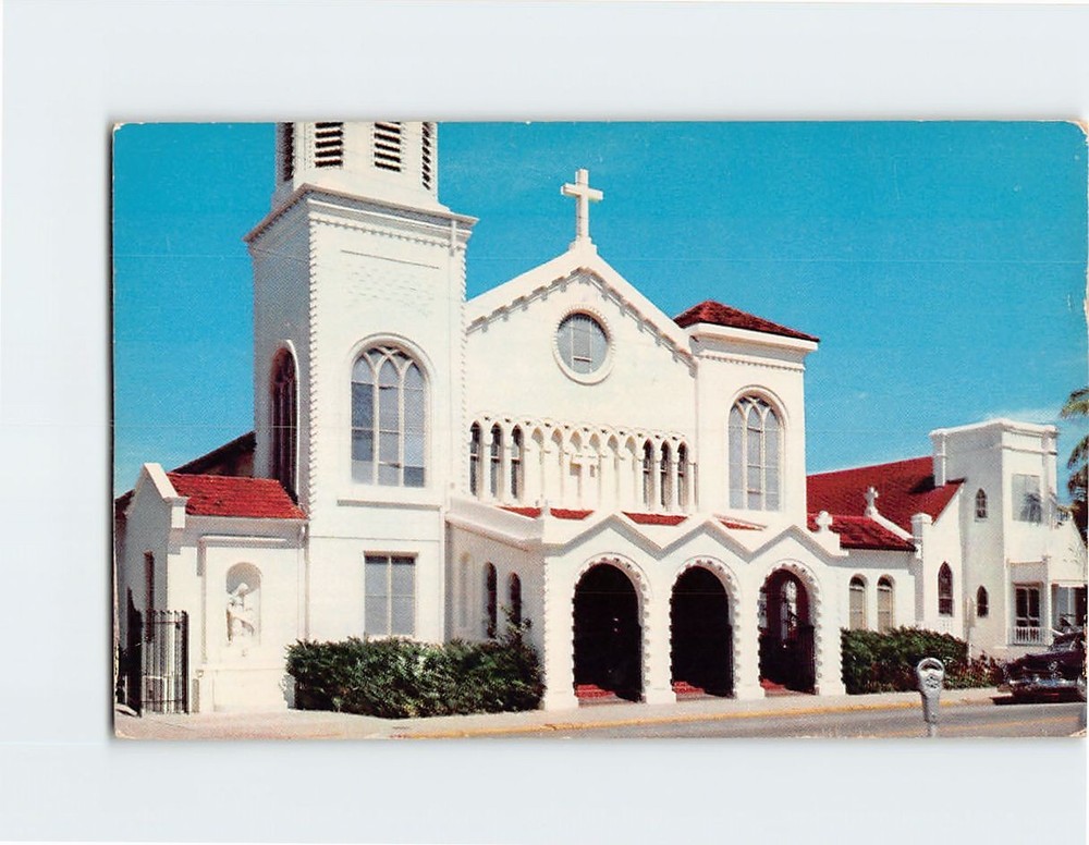 Postcard St. Anns Church West Palm Beach Florida USA