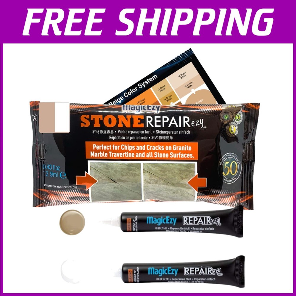Quick-Fix Acrylic Stone Repair Kit for Cracked Tiles & Countertops