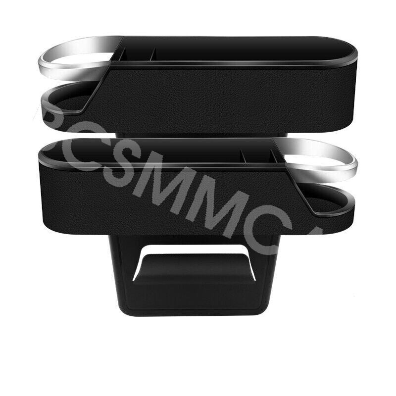 1Pair Storage Box Car Seat Organizer Gap Filler Cup Phone Card Holder Accessory