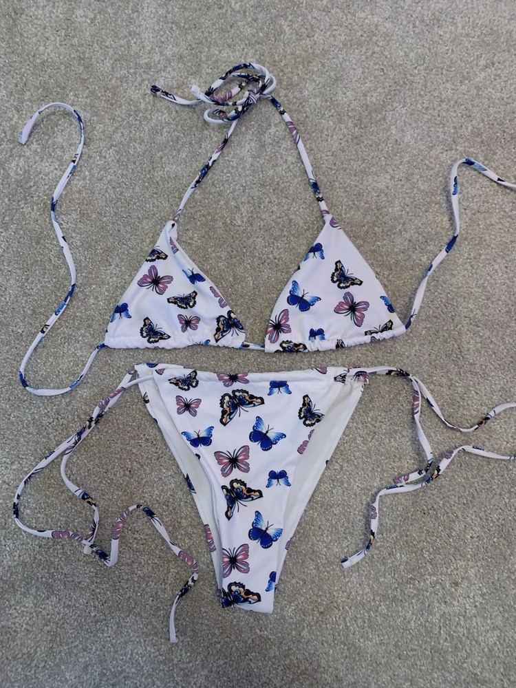 Butterfly Pattern  SHEIN 2 Piece Bikini~Womens/Girls~Size Small