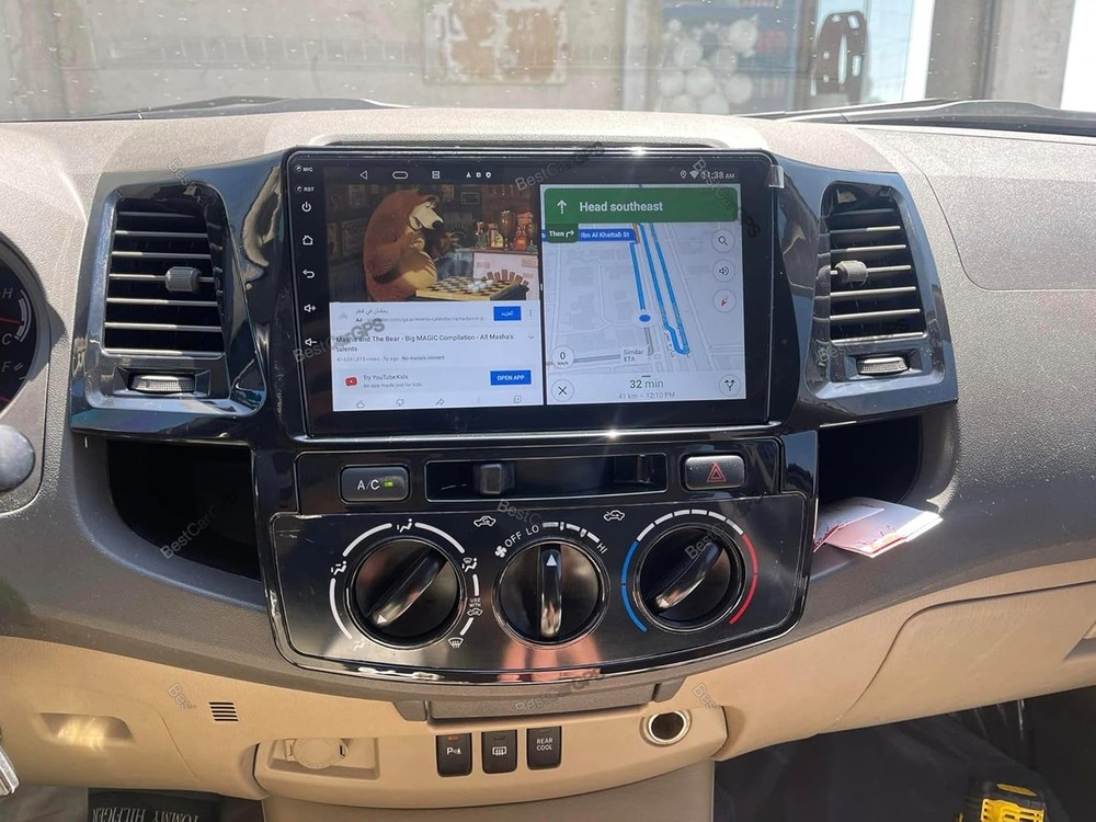 For 2005-2014 Toyota Fortuner Hilux Carplay Android 15 Car Stereo Radio GPS Navi