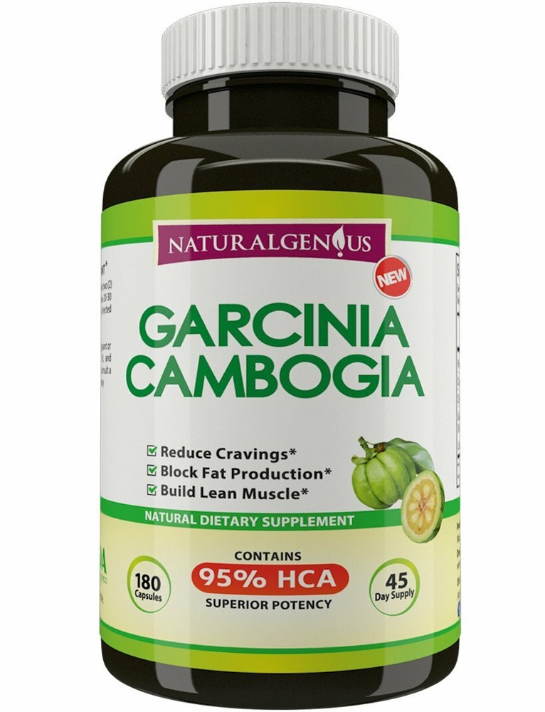 Natural Genius Pure Garcinia Cambogia Extract Max- 95% HCA Weight Loss Supplemen