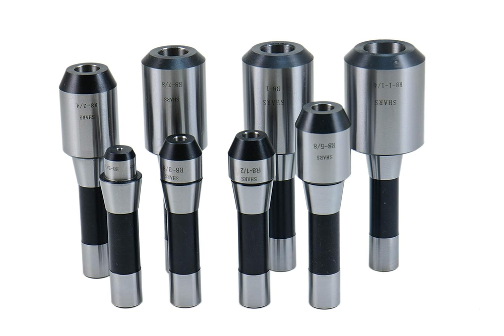 8 PCS Precision R8 End Mill Tool Holder Set for Milling Machine 202-5310 R[