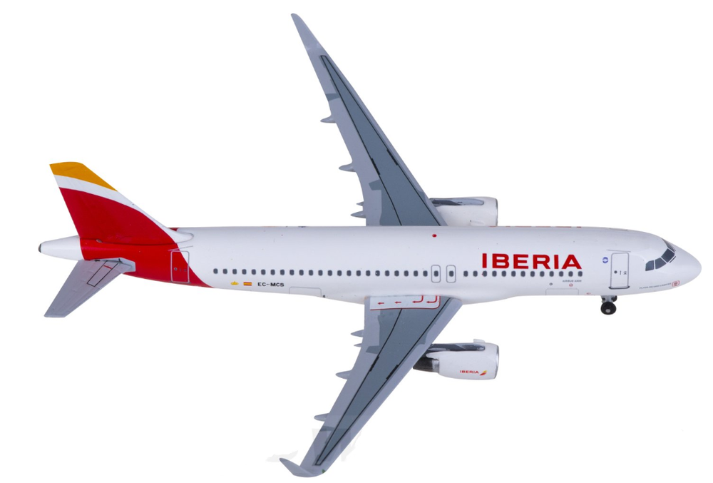 1:400 AeroClassics Iberia Airbus A320 Diecast Passenger Plane Model